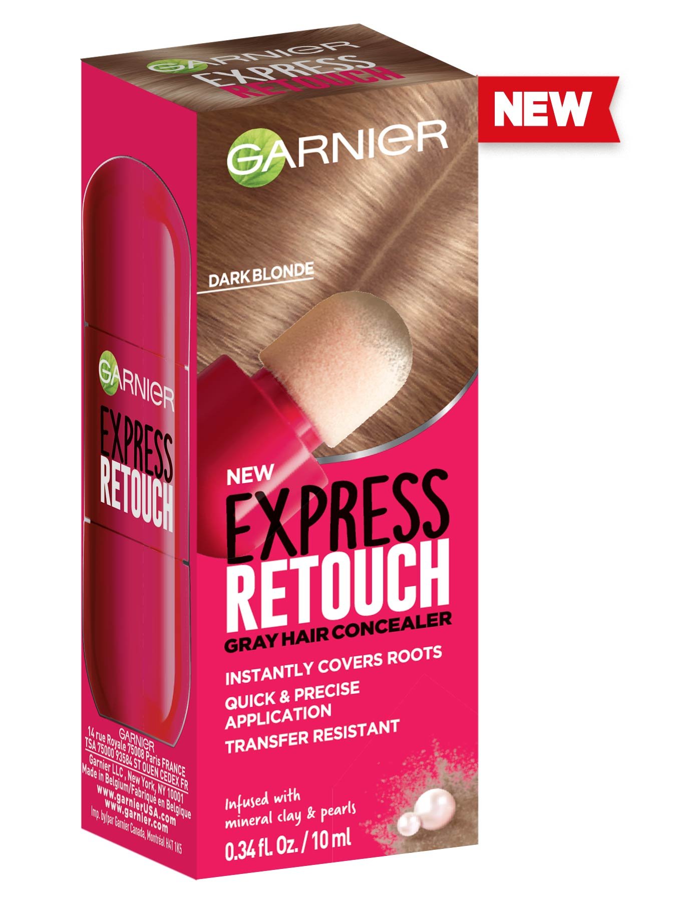 Front view of Express Retouch Dark Blonde.